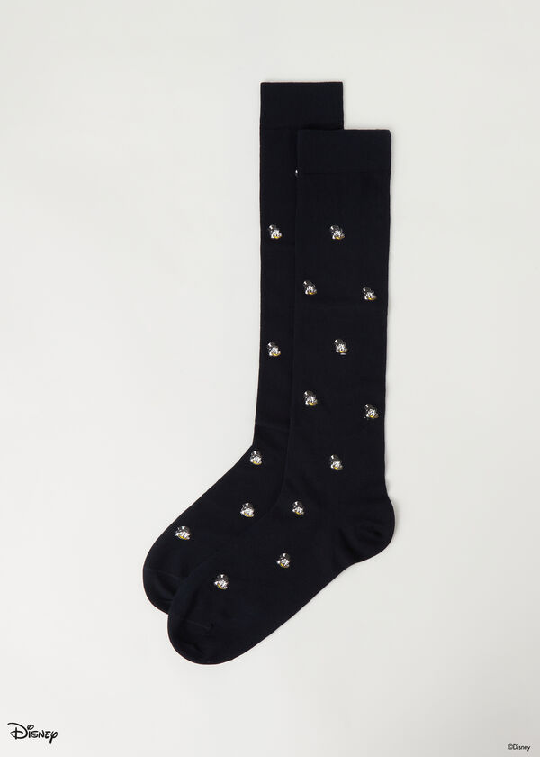 Lange Socken mit Disney Dagobert Duck-Print für Herren