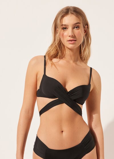 Soft Graduated Padded Push-up Swimsuit Top Indonesia