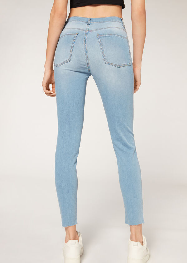 Jeans Skinny Vita Alta