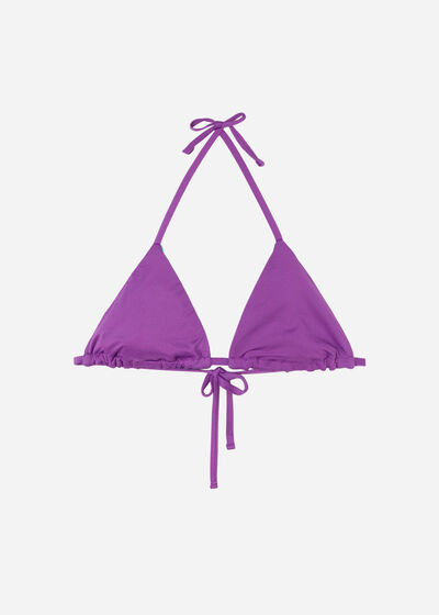 Slide Triangle Bikini Top Double Concept