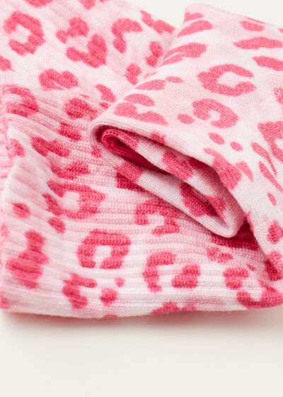 Animal Print Short Socks