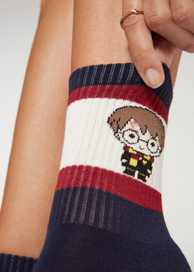 Krátke športové ponožky s motívom Harryho Pottera