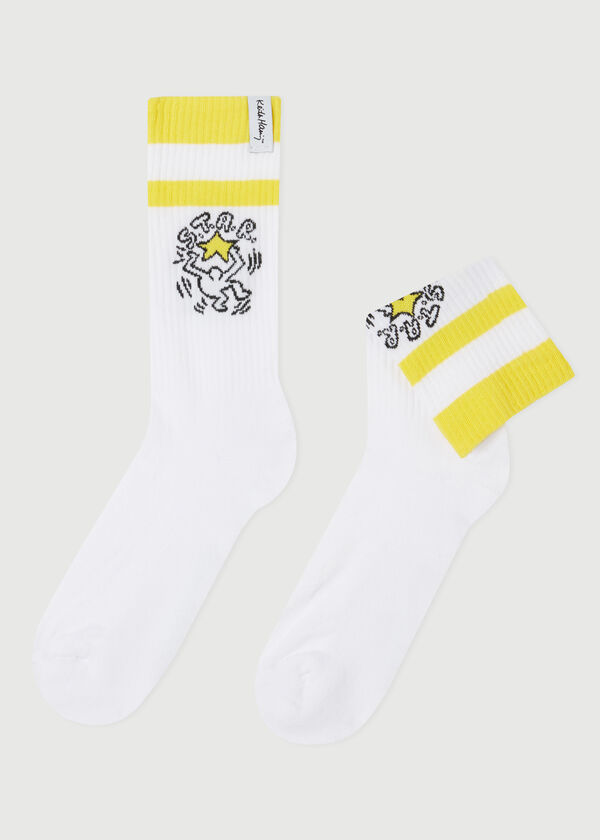 Krátké pánské sportovní ponožky - Keith Haring™