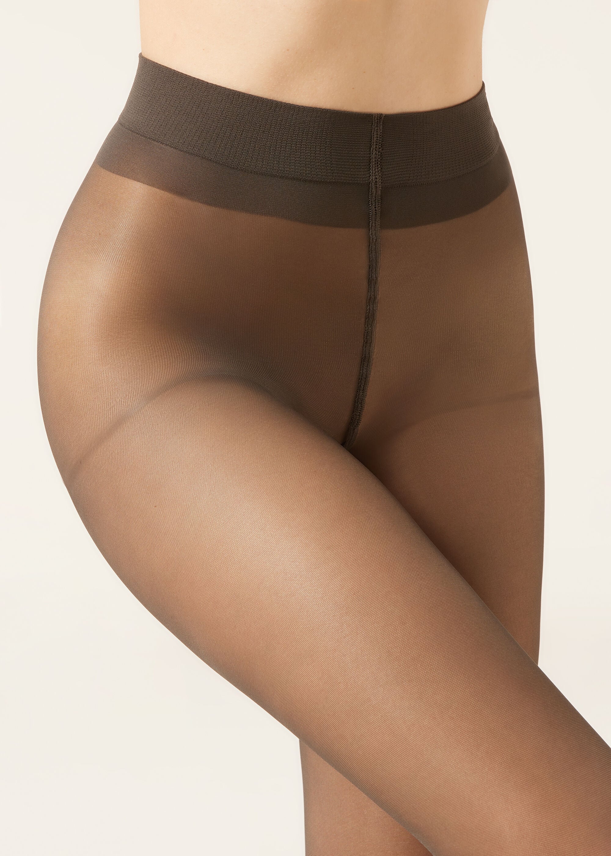 Prozirne hulahopke od 30 dena Control Top Sculpt