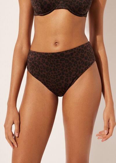 Slimming High-Waisted Bikini Bottoms Caimanera
