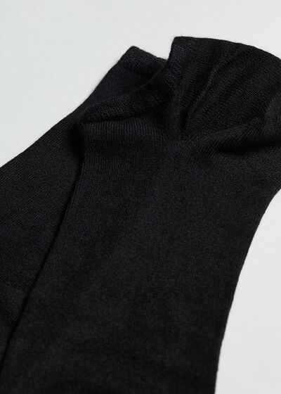 Unisex Cashmere Blend No-Show Socks