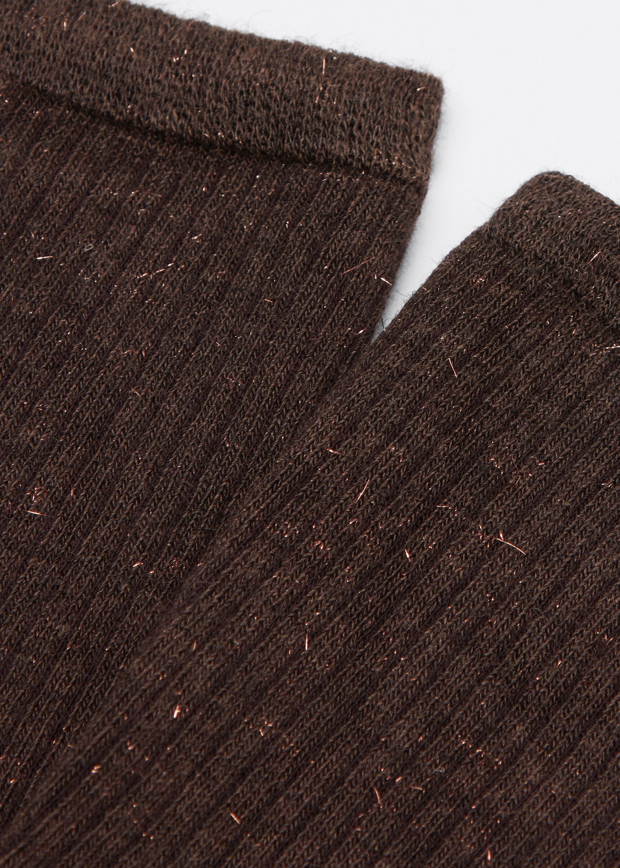 Cashmere Short Socks with Glitter