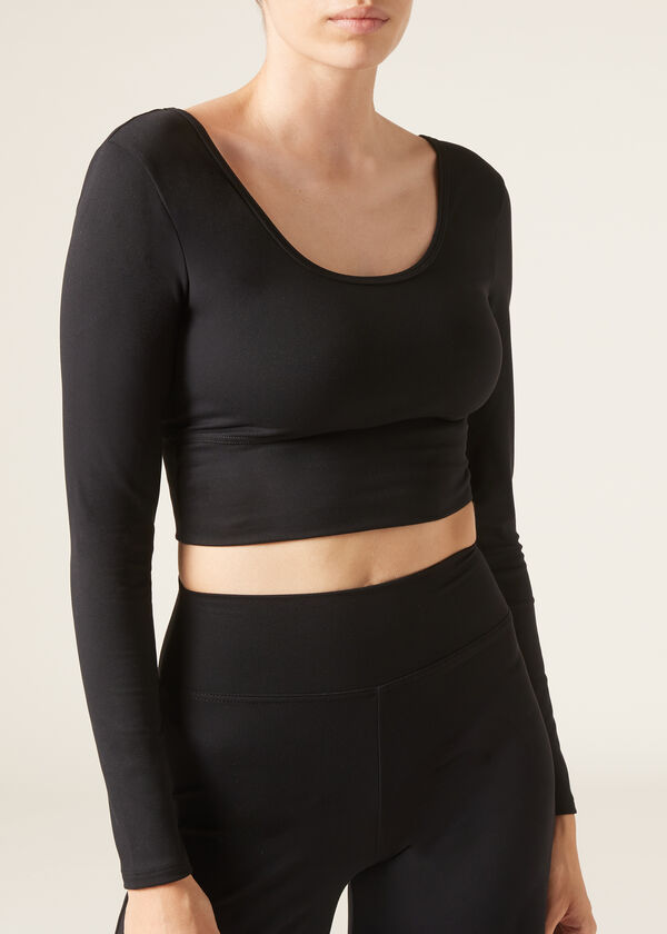 Soft-Touch Long-Sleeved Top