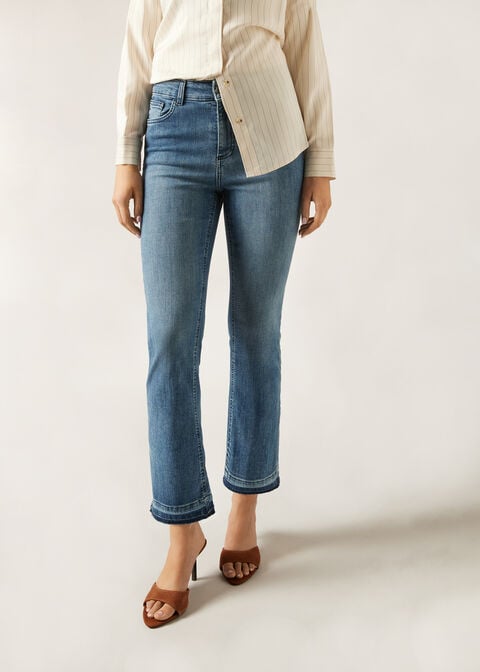 Jeans a Zampa Cropped