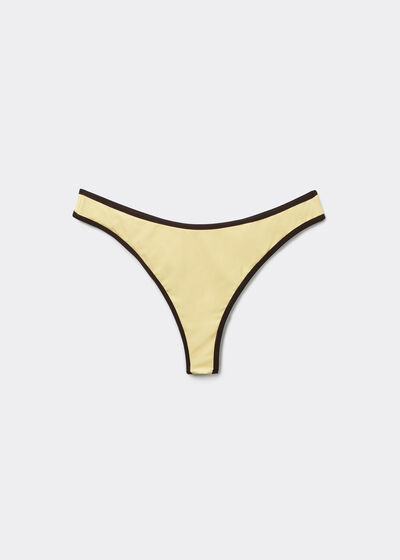 Brazilian Bikini Bottoms Bicolor Piping