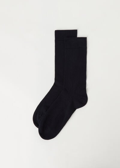 Pánske krátke vrúbkované ponožky