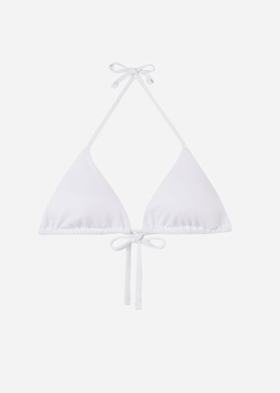 Triangle Bikini Top with Removable Padding Classic Piquet
