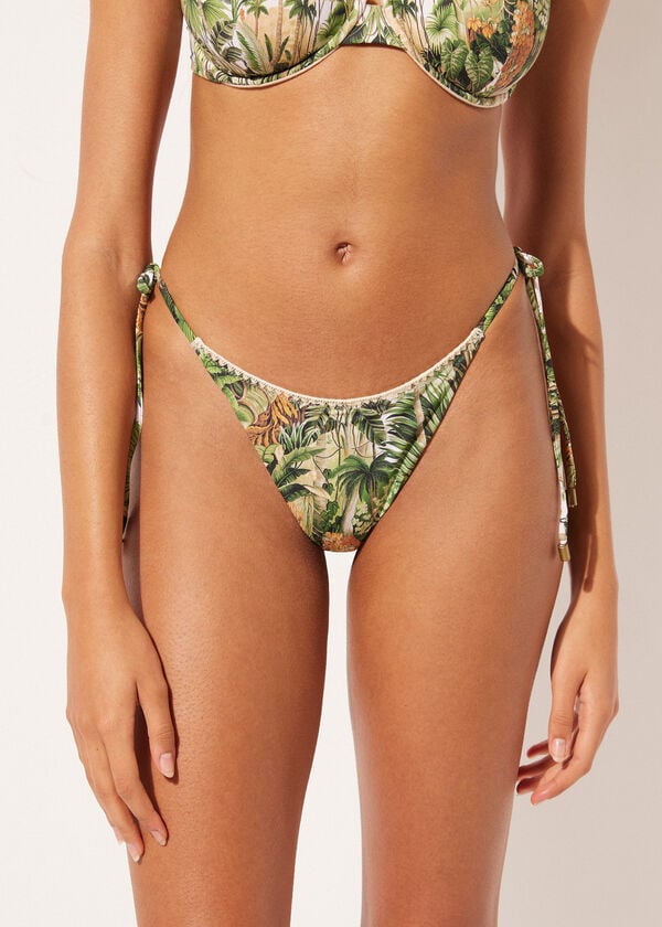 Bağcıklı Tanga Bikini Altı Savage Tropics