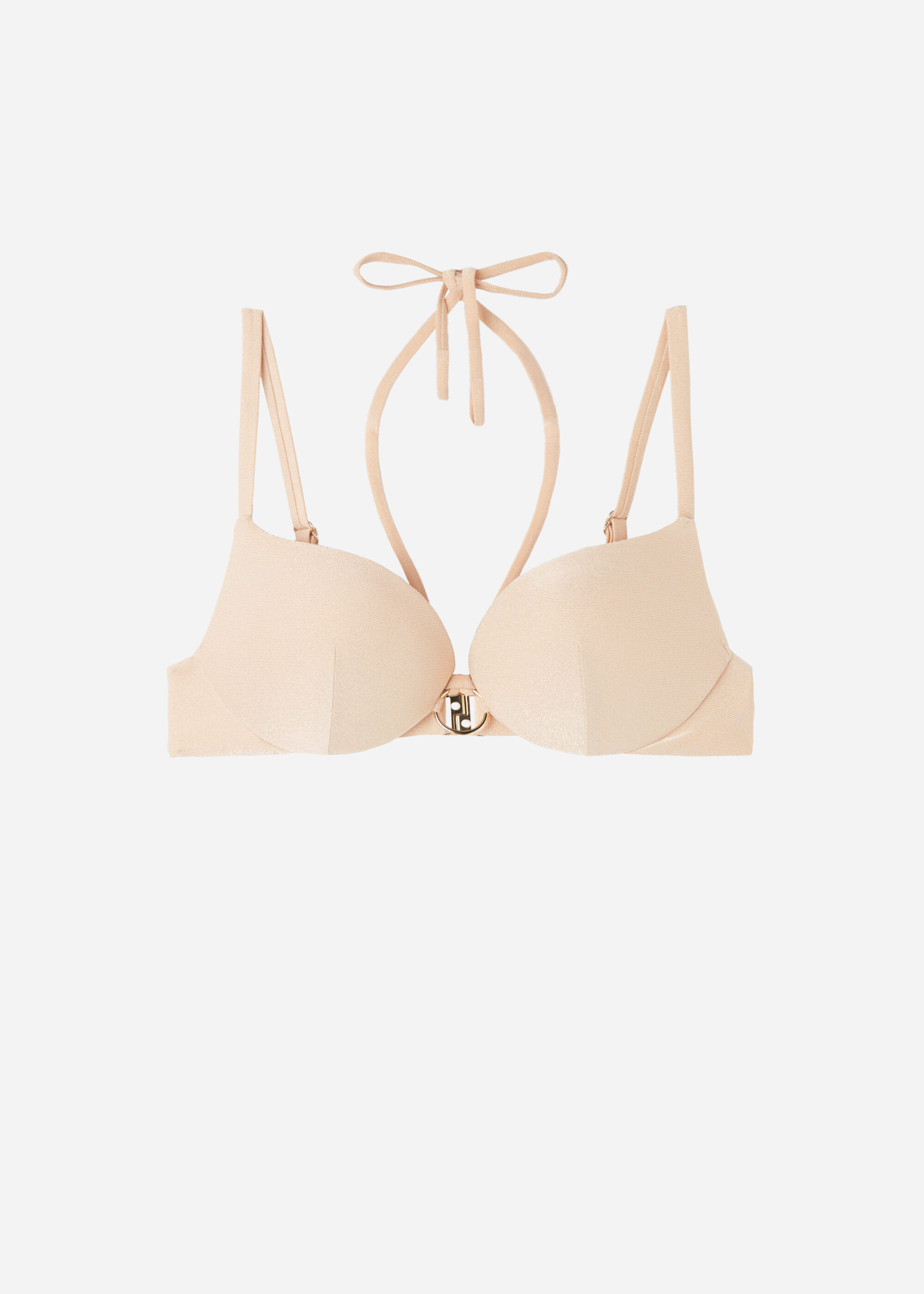 Graderad vadderad pushup-bikini Golden Gleam