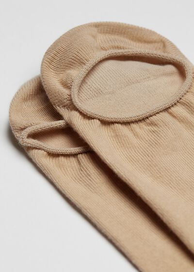 Chaussettes invisibles unisexes en coton