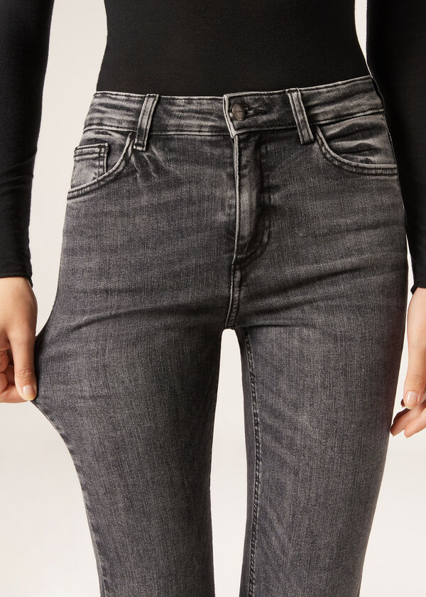 Flared Stretch Jeans