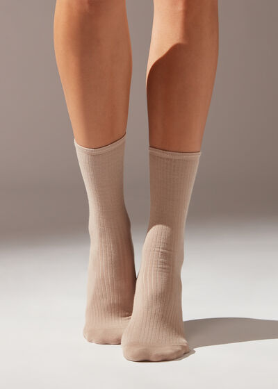 Ribbed Short Socks