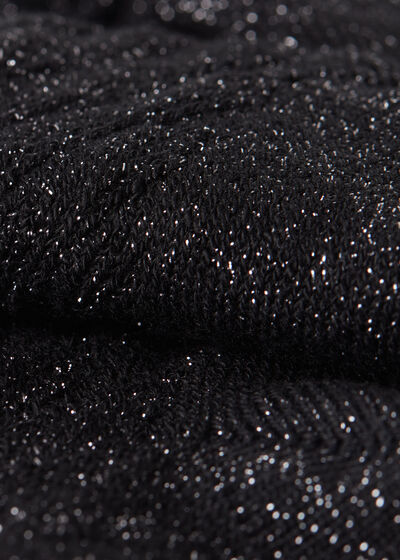 Glitter Openwork Short Socks