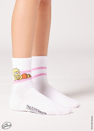 Krátké dětské sportovní ponožky se Simpsonovými