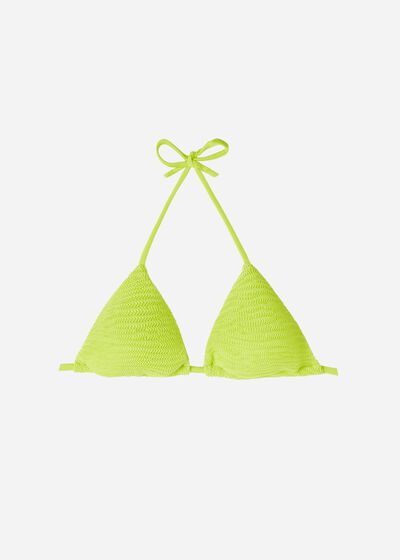 Triangle String Swimsuit Top Miami
