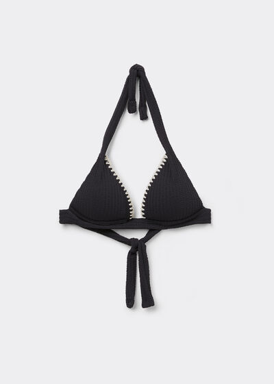 Haut de maillot triangle rembourré Bicolor