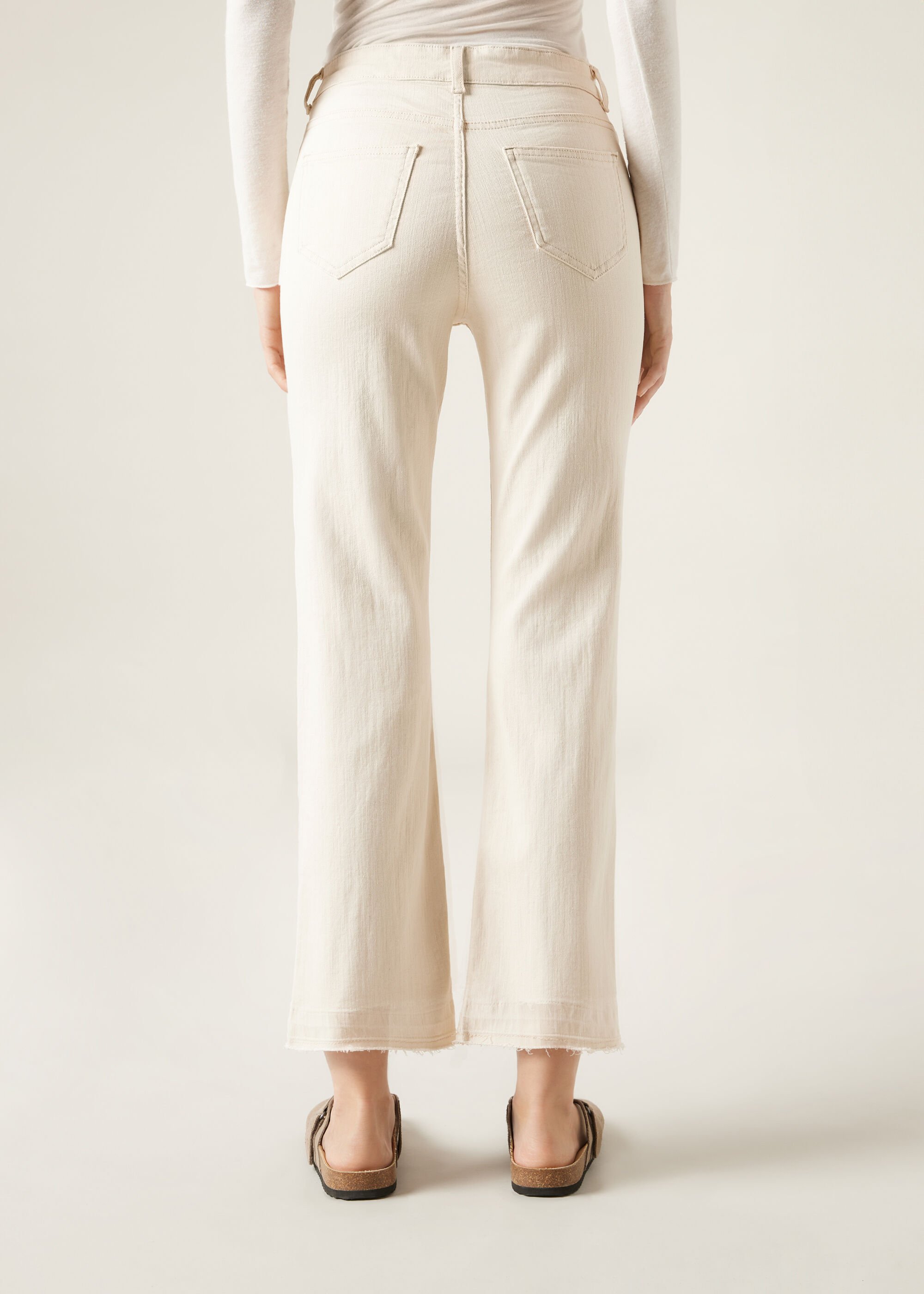 Jeans a Zampa Cropped