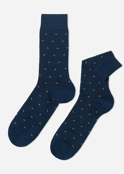Klasične muške kratke čarape od merceriziranog pamuka