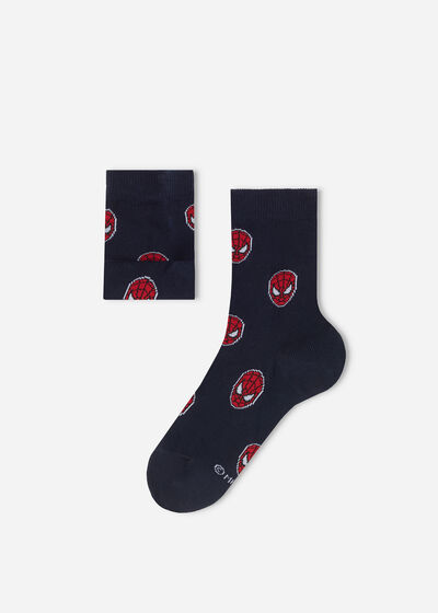 Detské krátke ponožky s motívom Spider-Mana