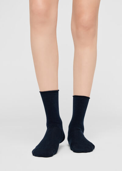 Non-Elastic Cotton Ankle Socks
