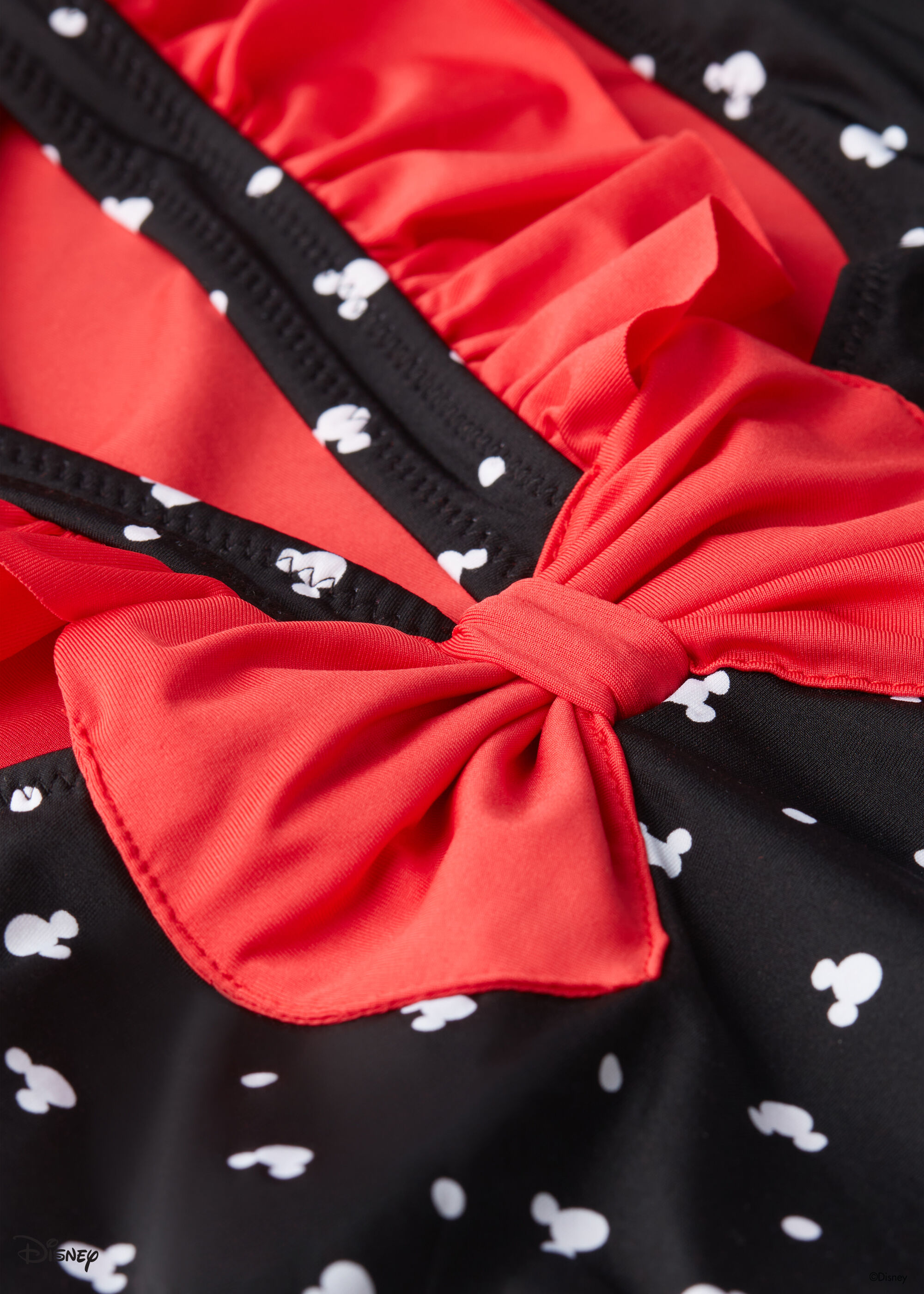 Суцільний дитячий купальник на зав'язках Minnie Disney