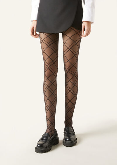 Sheer Diamonds Tights
