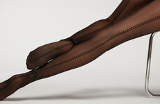 30 Denier Stripe and Bow Sheer Tights