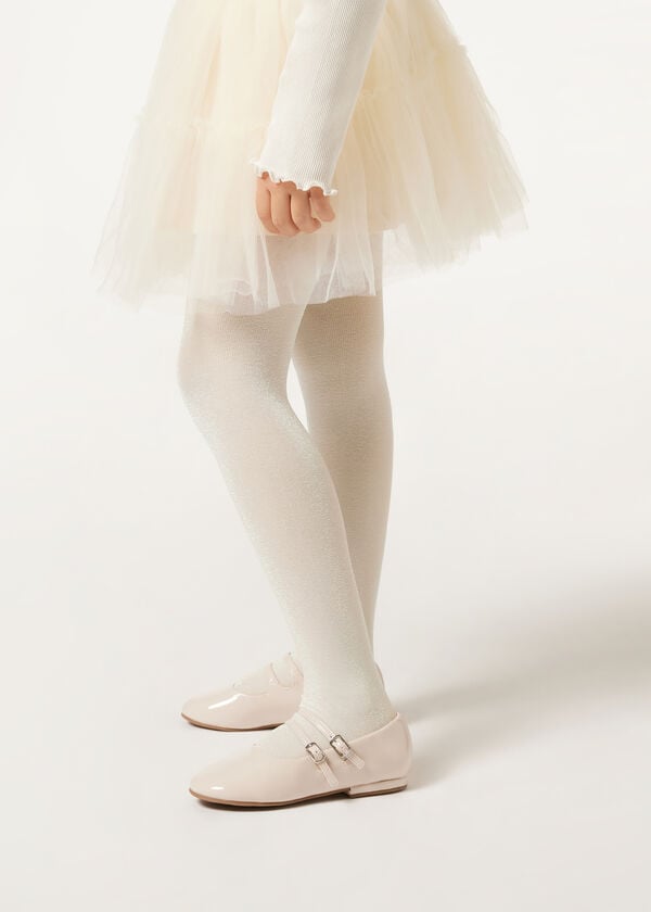 Girls’ Glitter 70 Denier Opaque Tights