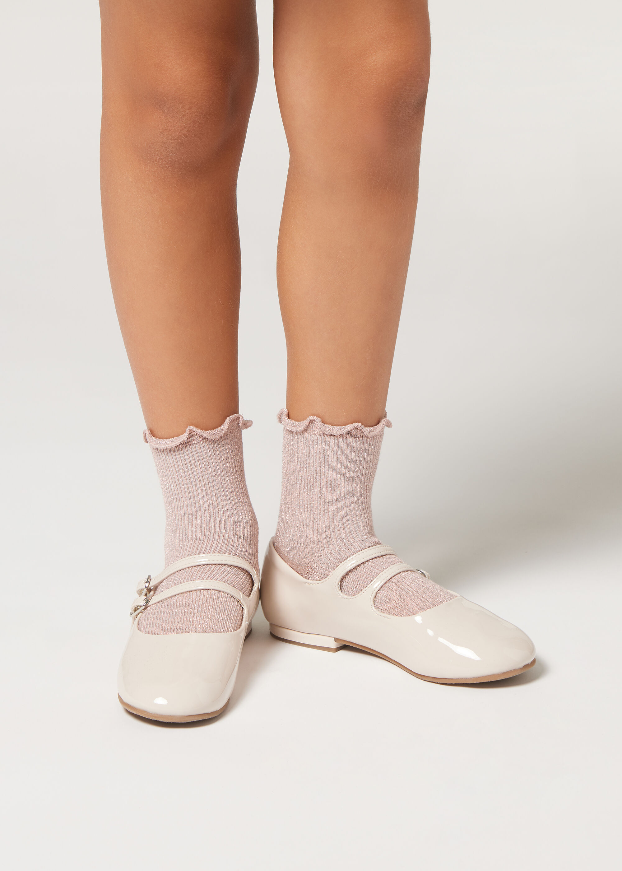 Kids’ Chic Glitter Socks