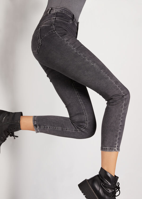 Push-up and soft touch jeans - Jeans - Calzedonia