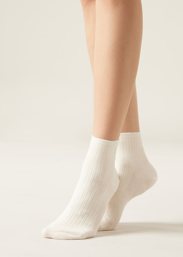 Ribbed Short Socks