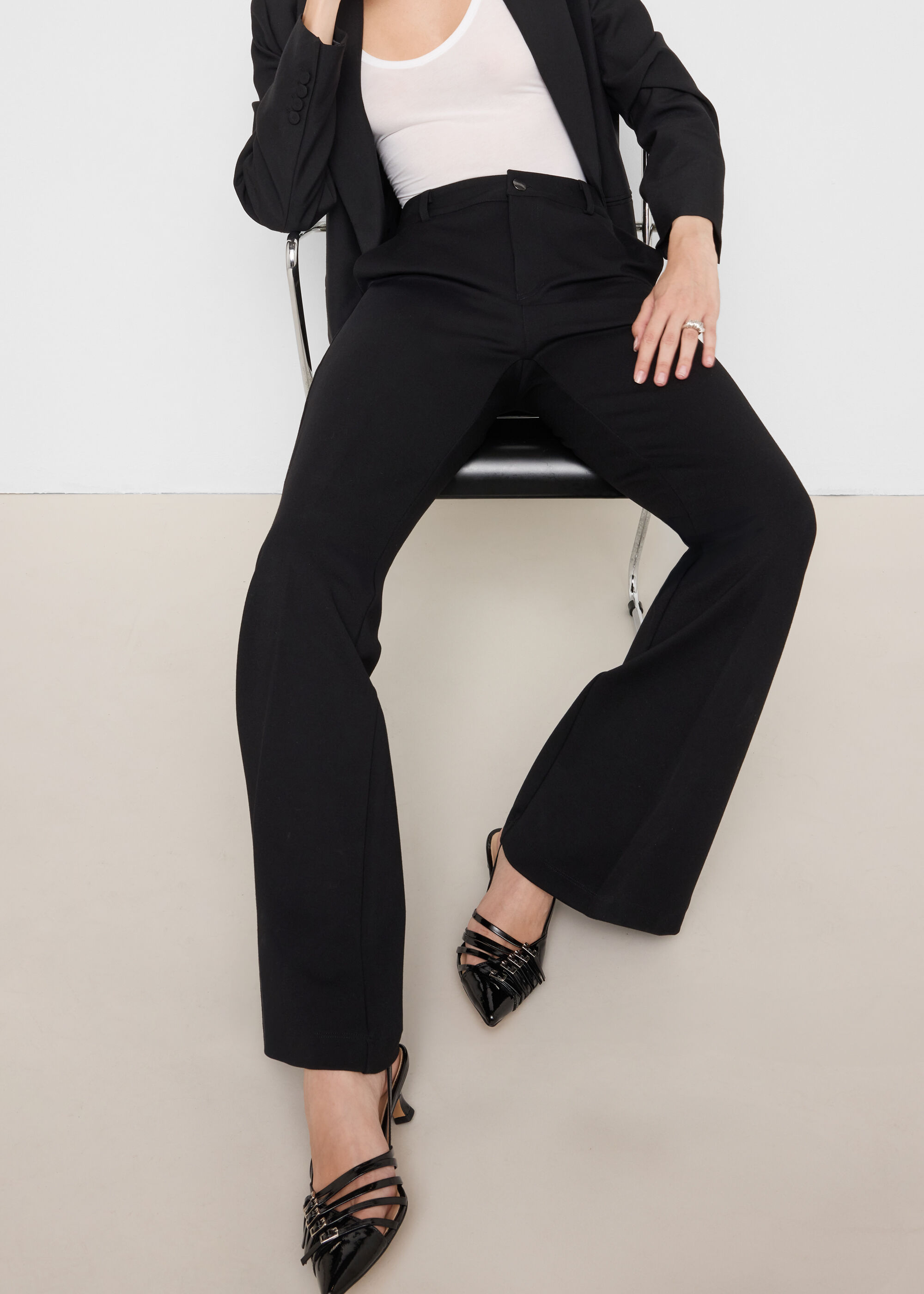 Pantaloni Flare Punto Milano