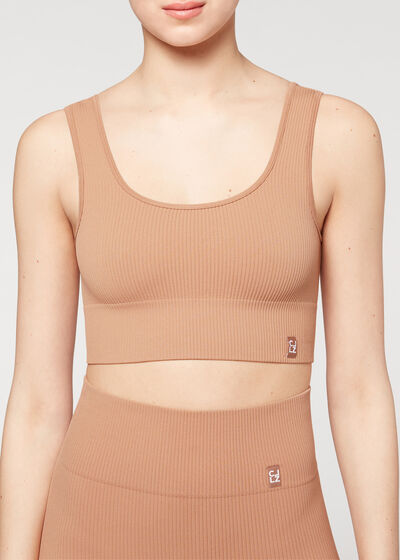 Ribbed Seamless Sport Top