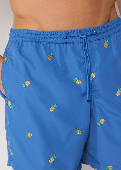 Men&rsquo;s Patterned Boxer Swim Shorts Formentera