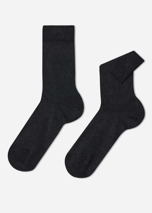 Muške kratke rastezljive pamučne čarape