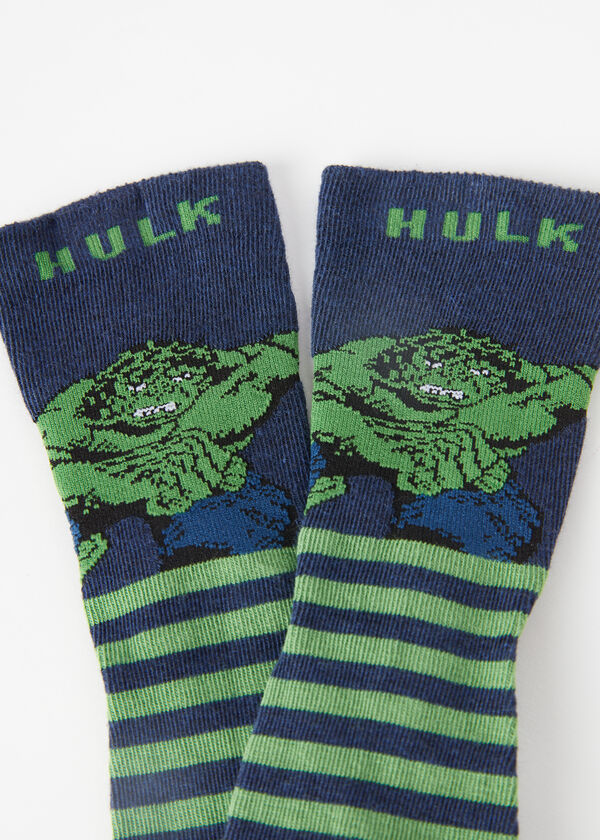 Kurze Socken Marvel-Superhelden mit Streifen für Kinder