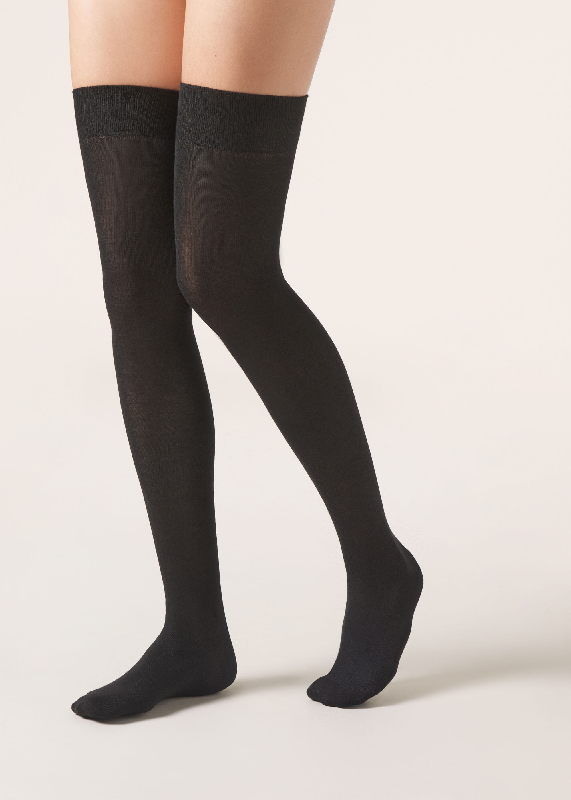 Overknees mit Kaschmir