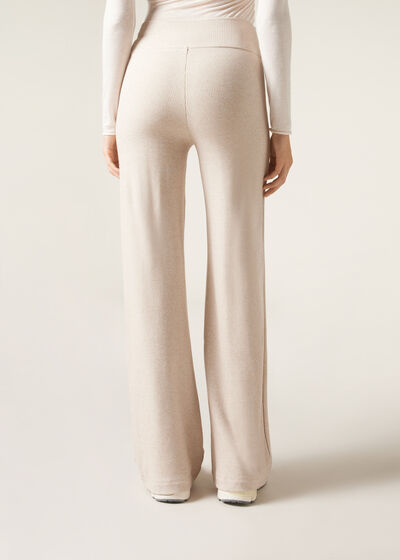 Broek met Wijde Pijpen met Kasjmier