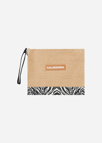 Pochette con Logo Calzedonia e Zip