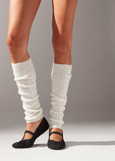 Geometric Pattern Leg Warmers