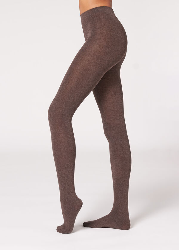 Soft Modal and Cashmere Blend Tights - Opaque tights - Calzedonia