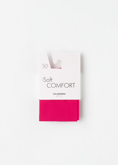50 Denové Dievčenské Pančuchové Nohavice Soft Touch