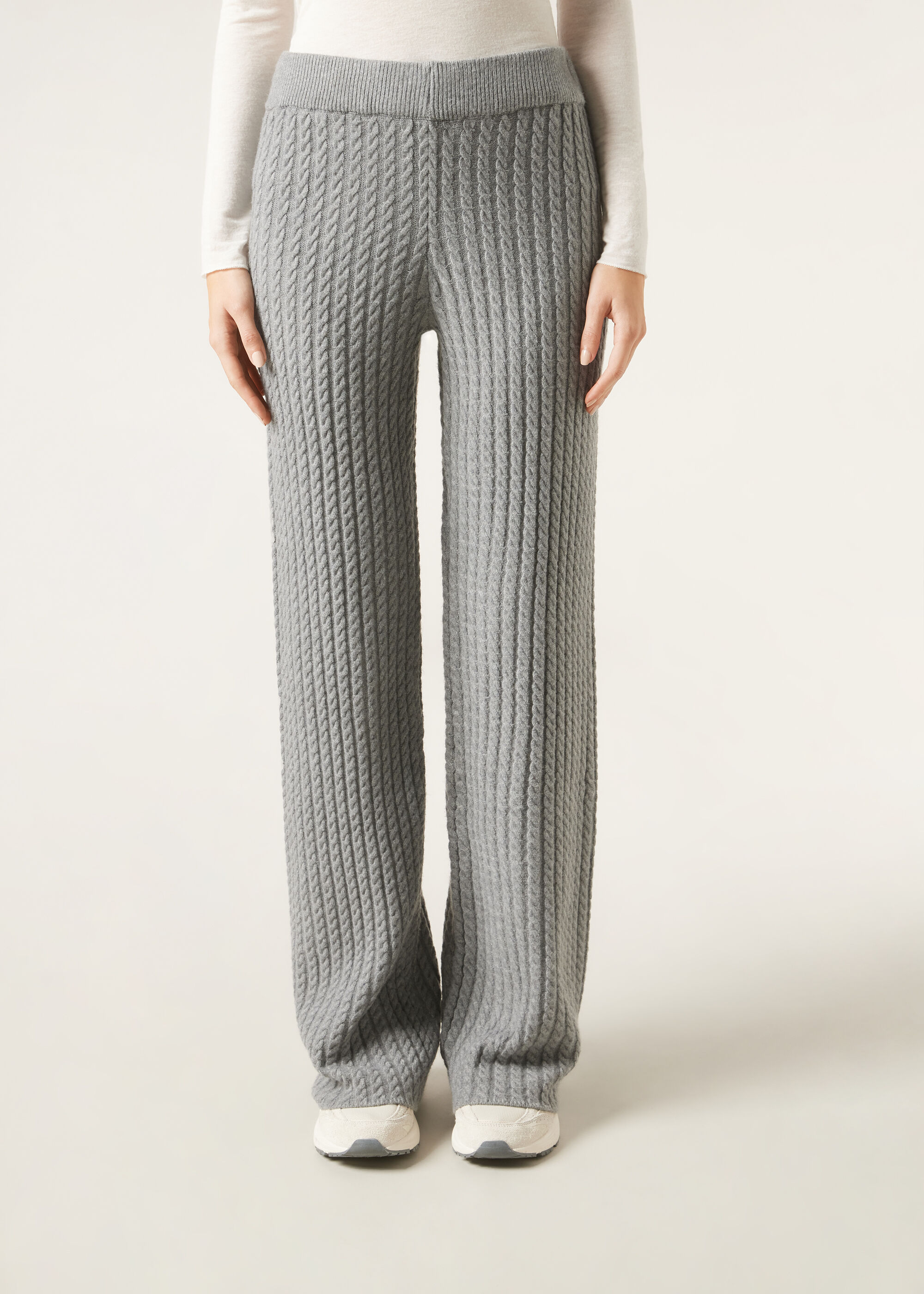 Knit Palazzo Trousers
