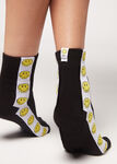 Krátke športové ponožky s motívom Smiley®