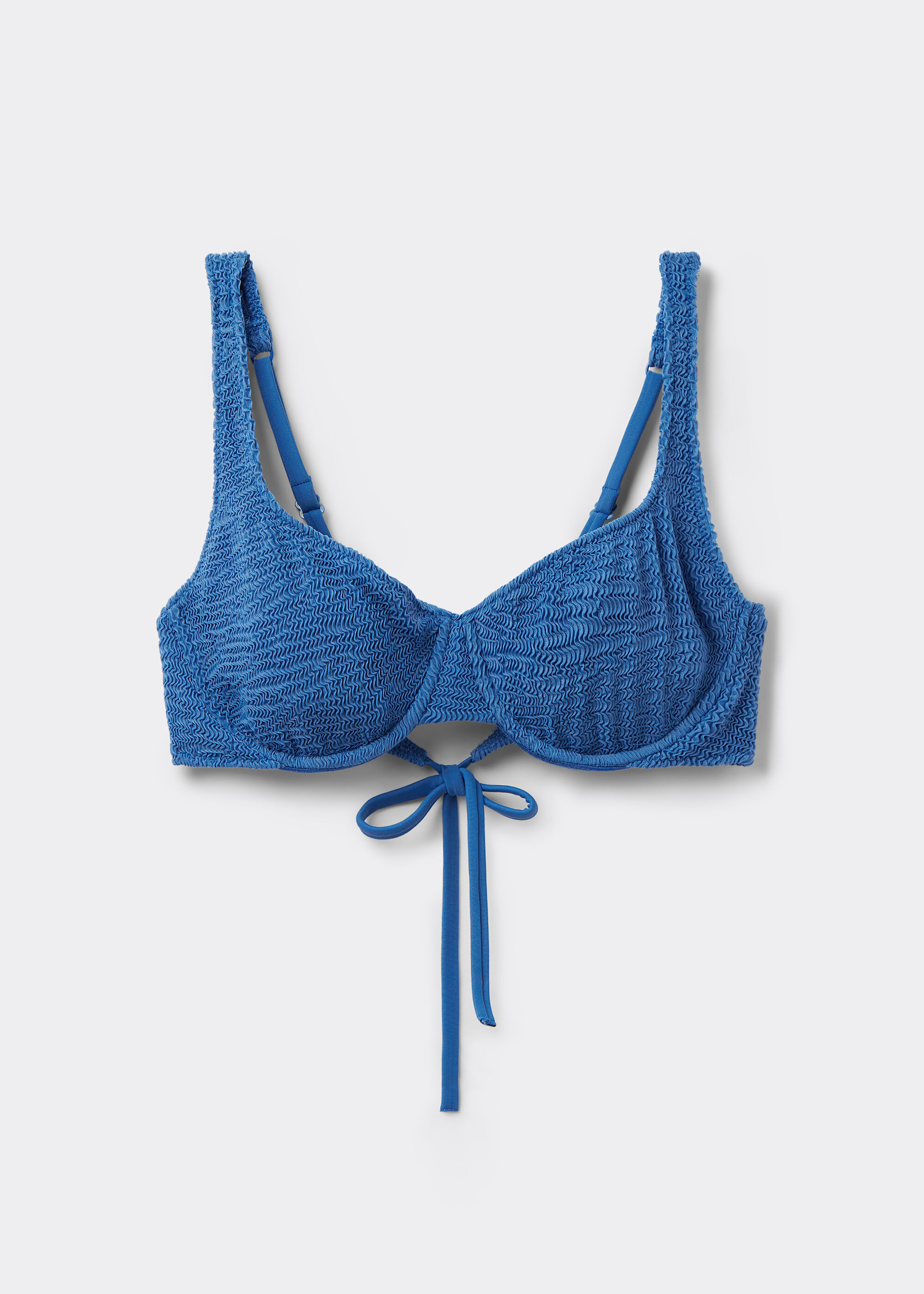 Brasier de bikini balconette Crinkle Waves